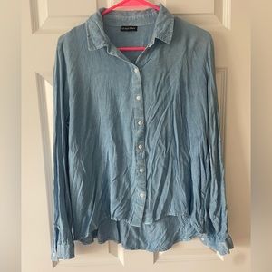 Faux jean shirt